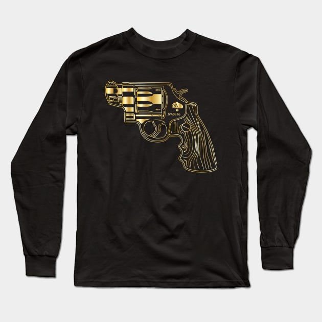 GOLD GUN Long Sleeve T-Shirt by janvimar